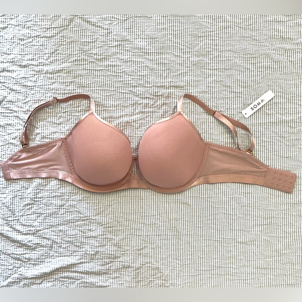 Soma Lightest Lift Smooth Perfect Coverage Bra in Adobe Rose